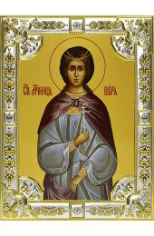 Икона Вера Римская, 18 х 24, со стразами, арт вк-727