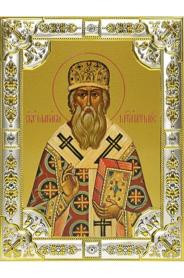 Икона Макарий, митрополит Московский и всея Руси, 18 х 24, со стразами, арт вк-729