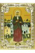 Икона Ксения Петербуржская, 18 х 24, со стразами, арт вк-612