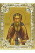 Икона Сергий Радонежский серебро, 18 х 24, со стразами, арт вк-621