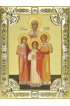 Икона Вера, Надежда, Любовь и мать их София, 18 х 24, со стразами, арт вк-625