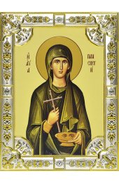 Икона Параскева Римская, 18 х 24, со стразами, арт вк-626