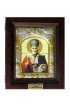 Икона Николай Чудотворец с землей от гробницы святителя, арт вк-551