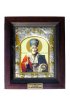 Икона Николай Чудотворец с землей от гробницы святителя, арт вк-551