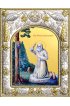 Икона Преподобный Серафим Саровский, моление на камне, арт вк-358