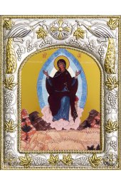 Икона Божьей Матери Спорительница хлебов, 14 x 18 см, арт вк-352