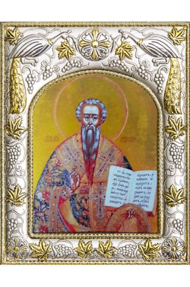 Икона Лев Катанский, 14 x 18 см, арт вк-360