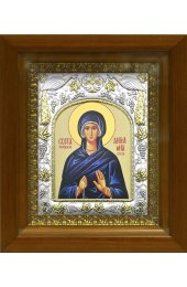 Икона Ангелина Сербская Блаженная, 14x18 см, в деревянном киоте 20х24 см, арт вк-368