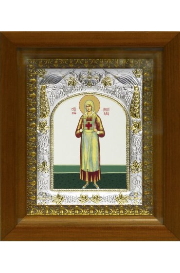 Икона Аполлинария Тупицына, 14x18 см, в деревянном киоте 20х24 см, арт вк-369