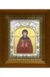 Икона Евгения, 14x18 см, в деревянном киоте 20х24 см, арт вк-493