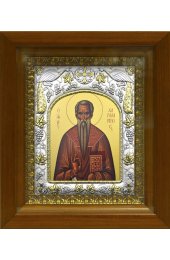 Икона Харлампий, 14x18 см, в деревянном киоте 20х24 см, арт вк-496