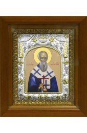 Икона Антипа Пергамский, 14x18 см, в деревянном киоте 20х24 см, арт вк-497