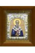Икона Антипа Пергамский, 14x18 см, в деревянном киоте 20х24 см, арт вк-497