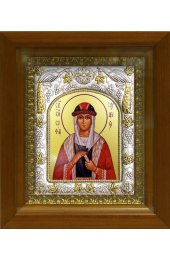 Икона София Слуцкая, 14x18 см, в деревянном киоте 20х24 см, арт вк-499