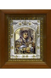 Икона Божья Матерь Вифлеемская, 14x18 см, в деревянном киоте 20х24 см, арт вк-387