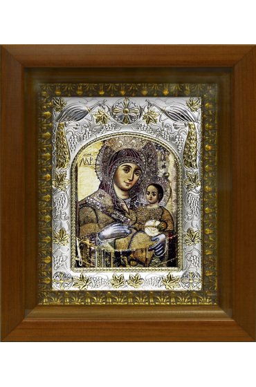 Икона Божья Матерь Вифлеемская, 14x18 см, в деревянном киоте 20х24 см, арт вк-387