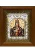 Икона Божья Матерь Неупиваемая чаша, 14x18 см, в деревянном киоте 20х24 см, арт вк-388