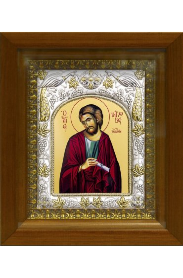 Икона Иаков (Яков) Заведеев Апостол, 14x18 см, в деревянном киоте 20х24 см, арт вк-413