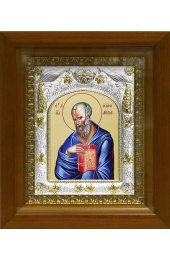 Икона Иоанн (Иван) Богослов, 14x18 см, в деревянном киоте 20х24 см, арт вк-414