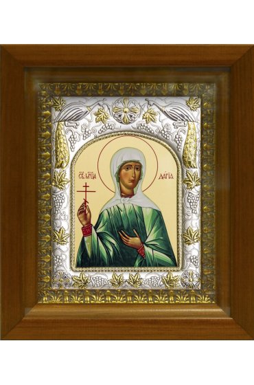 Икона Дария (Дарья) мученица, 14x18 см, в деревянном киоте 20х24 см, арт вк-450