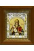 Икона Спиридон Тримифунтский святитель, 14x18 см, в деревянном киоте 20х24 см, арт вк-465