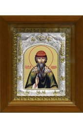 Икона Вадим Персидский, 14x18 см, в деревянном киоте 20х24 см, арт вк-485