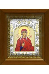 Икона Ева, 14x18 см, в деревянном киоте 20х24 см, арт вк-490