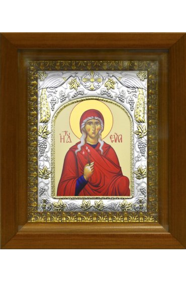 Икона Ева, 14x18 см, в деревянном киоте 20х24 см, арт вк-490