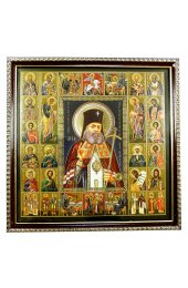 Икона Лука Крымский и Собор Святых (25 х 25 см), арт ВСР-207