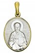 Подвеска серебряная Николай Чудотворец, арт ксП-074