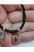 Башмачок Спиридона серебро красная позолота и чернение, арт НС-007