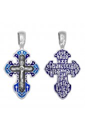 Крест с эмалью, арт прКр-222-2