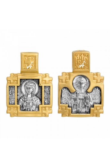 Подвеска Фотиния (Светлана) Святая серебро с позолотой, арт прП-1867 Подвеска Фотиния (Светлана) Святая серебро с позолотой, арт прП-1867