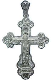 Большой серебряный крест, арт прК-1158-2