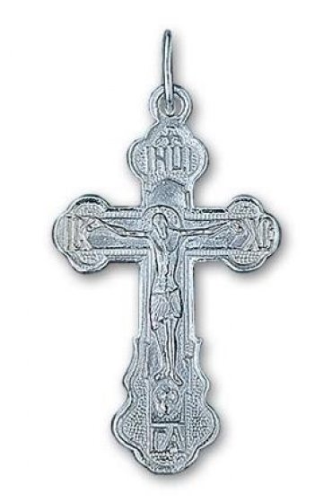 Крест нательный серебряный, арт прК-1559