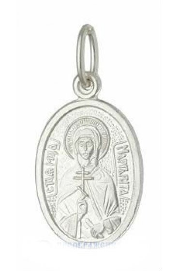 Нательная иконка Маргарита Святая, арт прП-1275