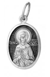 Подвеска серебряная Мария Магдалина, арт прП-1579