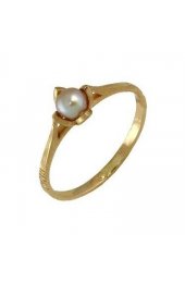 Кольцо Спаси и сохрани позолоченное, арт прКл-290