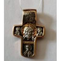 Крест нательный серебряный, арт НР-Кр-0042