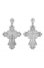 Серебряный крестик женский, арт прК-106-2