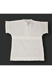 Рубашка для крещения кружевной, арт 2707В