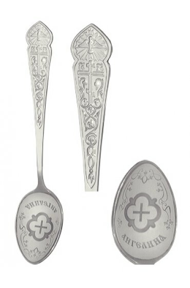 Серебряная ложка именная Ангелина, арт АЛМЛ-192