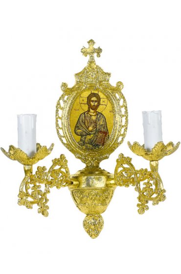Бра 2 лампы с иконой, арт ДВ-У-190