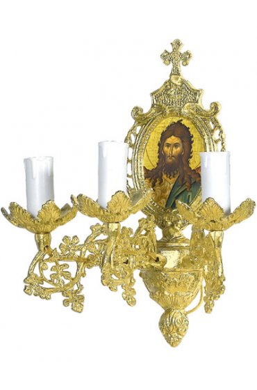 Бра 3 лампы с иконой, арт ДВ-У-191