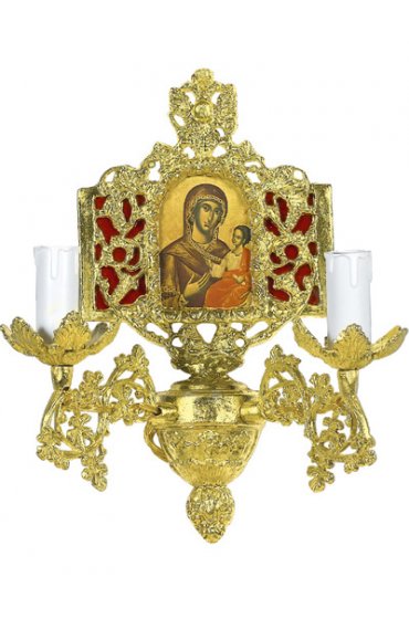 Бра 2 лампы с иконой, арт ДВ-У-193