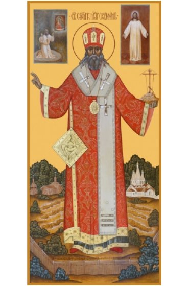 Икона Серафим Митрополит, арт MSM-6520