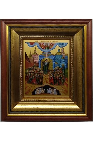 Икона Божьей Матери Непроходимая Дверь в киоте, арт КИ-001