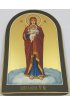 Икона Валаамская Божья Матерь 13,5 на 21,5 см рукописная, арт ИРГ-553