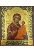 Икона Тихвинская Божья Матерь 18 на 22 см рукописная, арт ИРГ-566