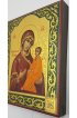 Икона Тихвинская Божья Матерь 18 на 22 см рукописная, арт ИРГ-566